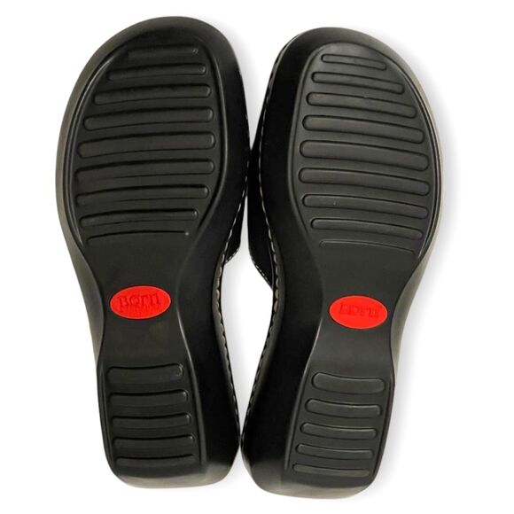 BORN Black Slide Buckle Sandals, Size 9/40.5 - Picture 4 of 5